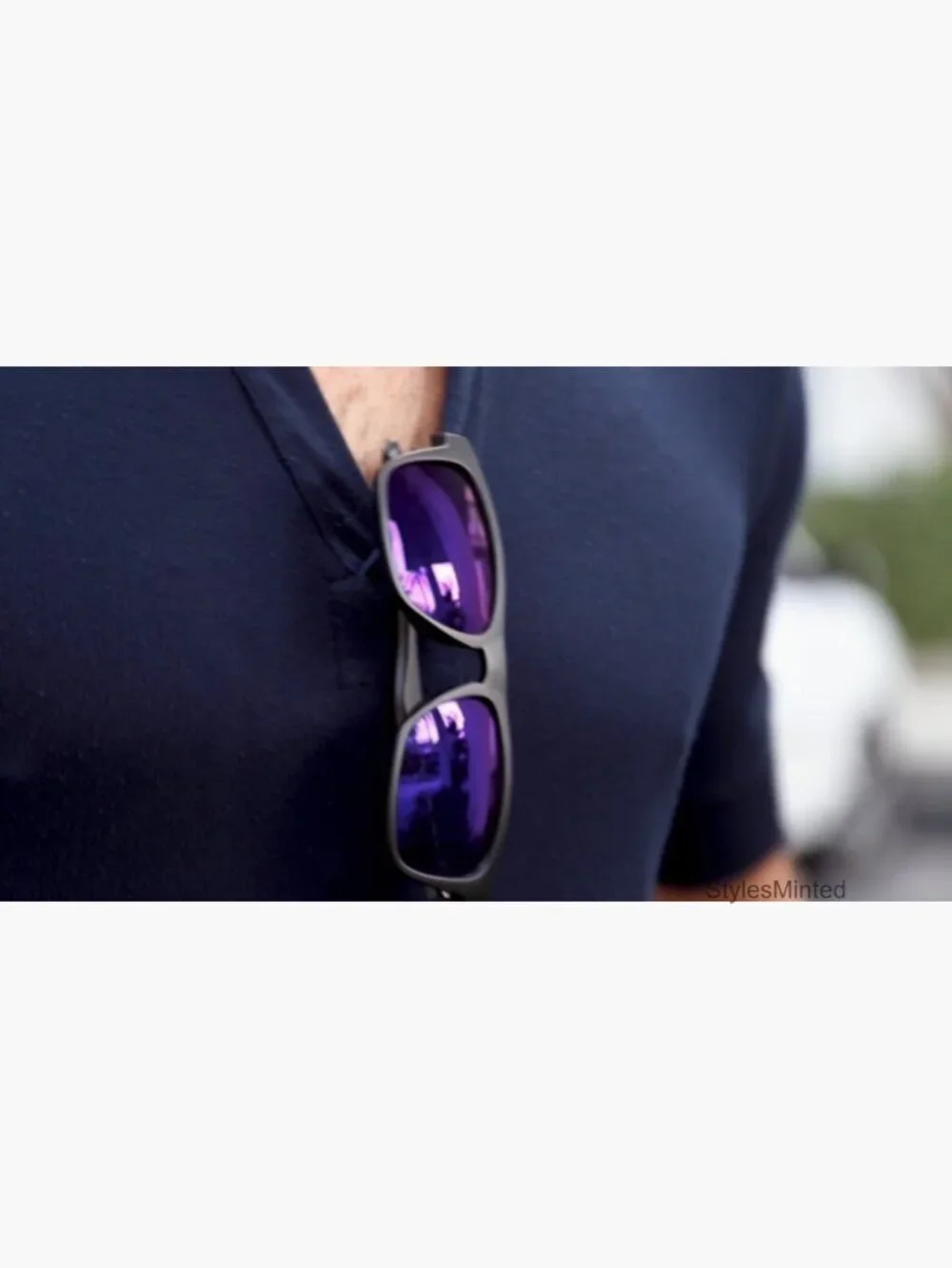 Polarized Sunglasses UV Protection Square Frame Sport Fishing Driving Eyewear